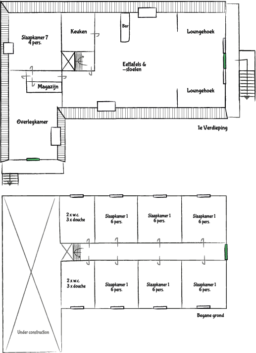 Groepsaccommodatie 40 personen